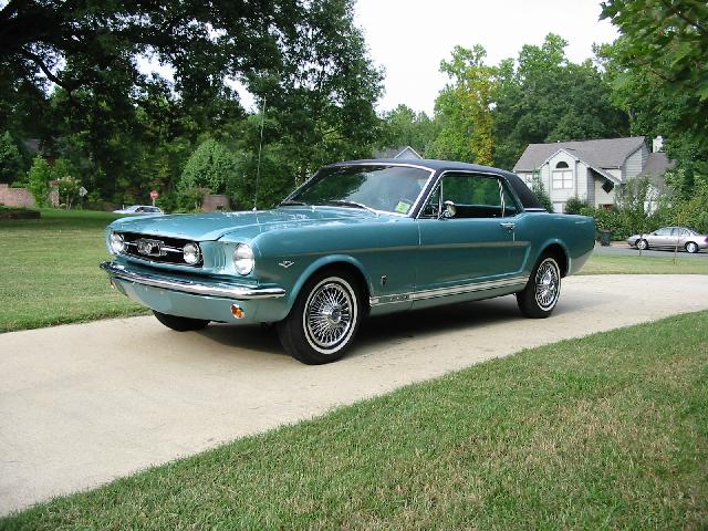 1966 Mustang Color Chart