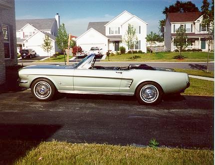 66 Mustang Color Chart