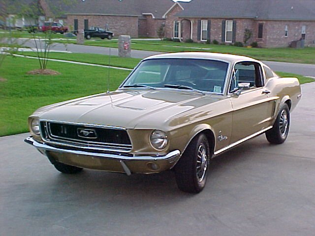 1968 Mustang Colors