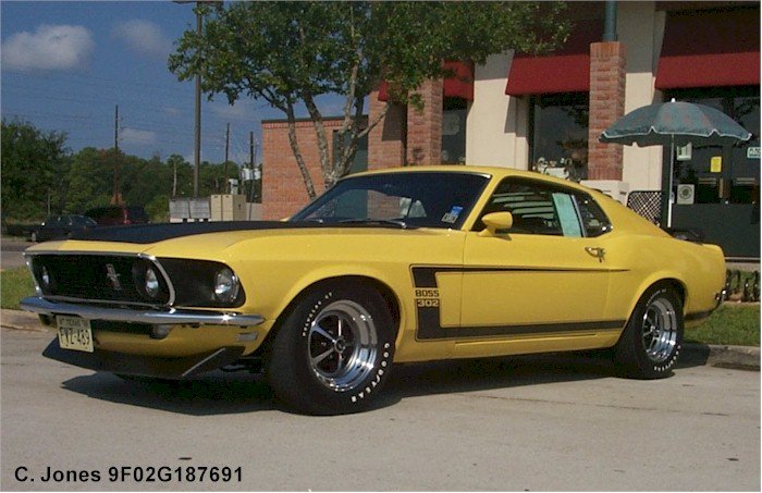 1969 Mustang Colors