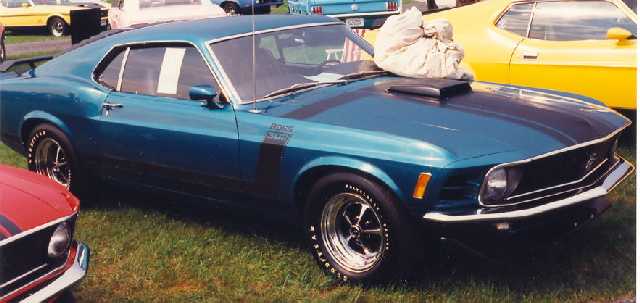 1970 Mustang Mach 1 Color Chart